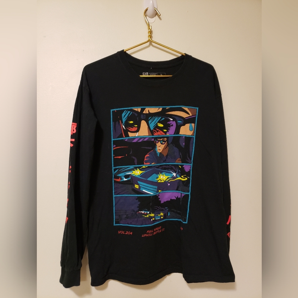 Corridor Anime Self Driving Cars Rare Long Sleeve T Shirt Size Large